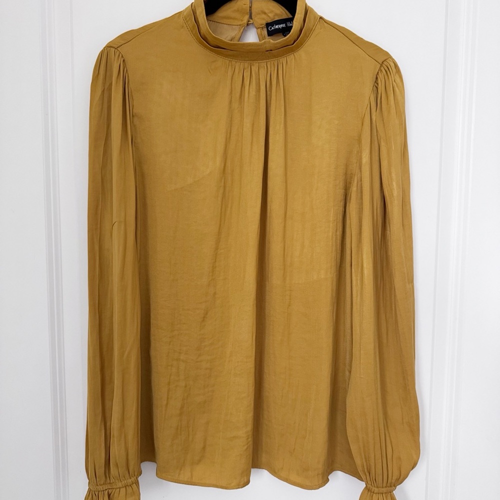 Catherine Malandrino Mustard Blouse